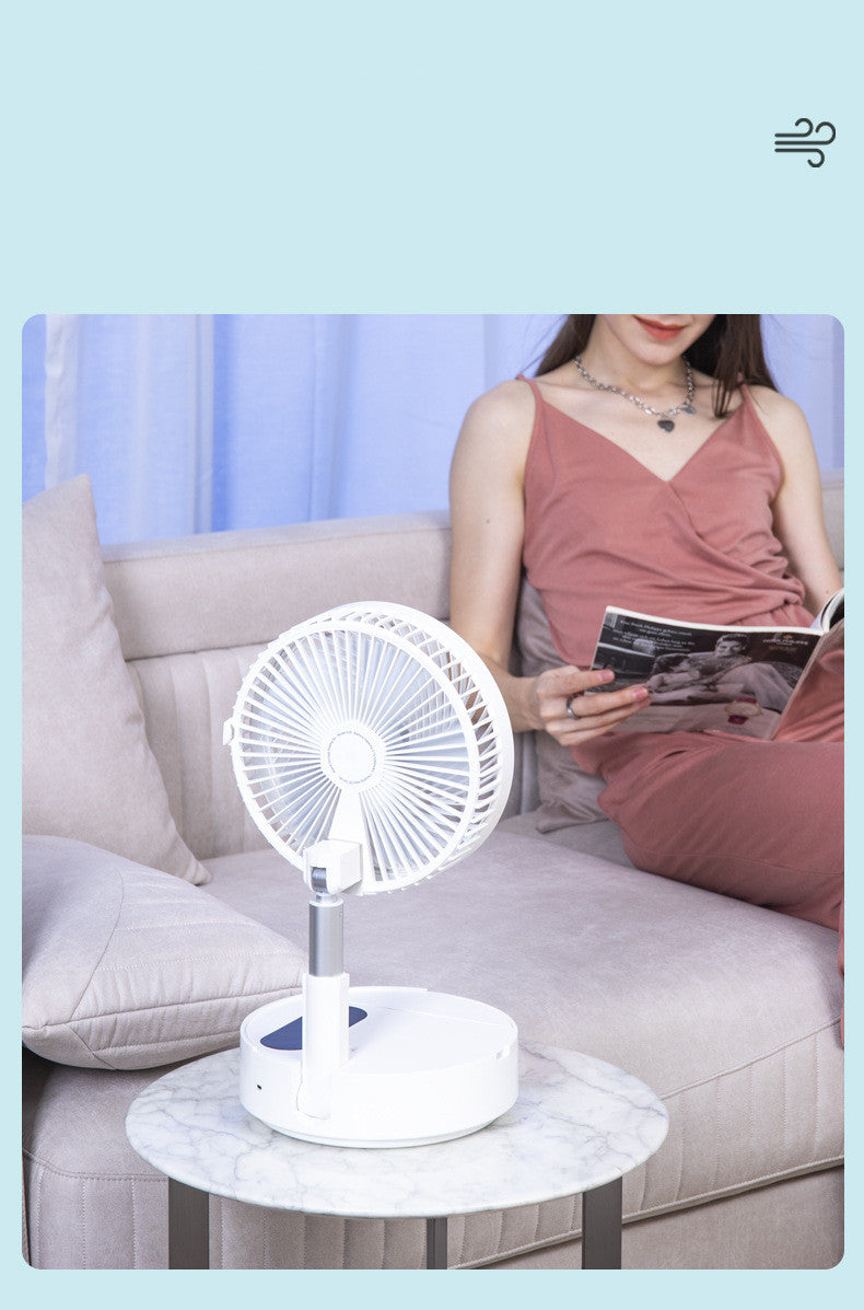 USB Charging Fan Portable Retractable Mini Fan